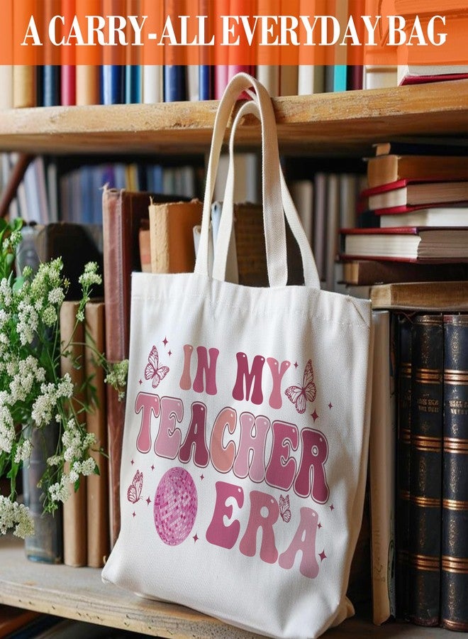 Levitatinyear Teacher Canvas Tote, Retro Tote, Teacher Appreciation Gift, Disco Themed Stuff, Retirement Gifts for Women, Shoulder Bag Gifts - 20 - Image 3